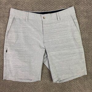 BYLT Kinetic Shorts Men's XL Gray Golf Performance Wear Stretch Premium Basics